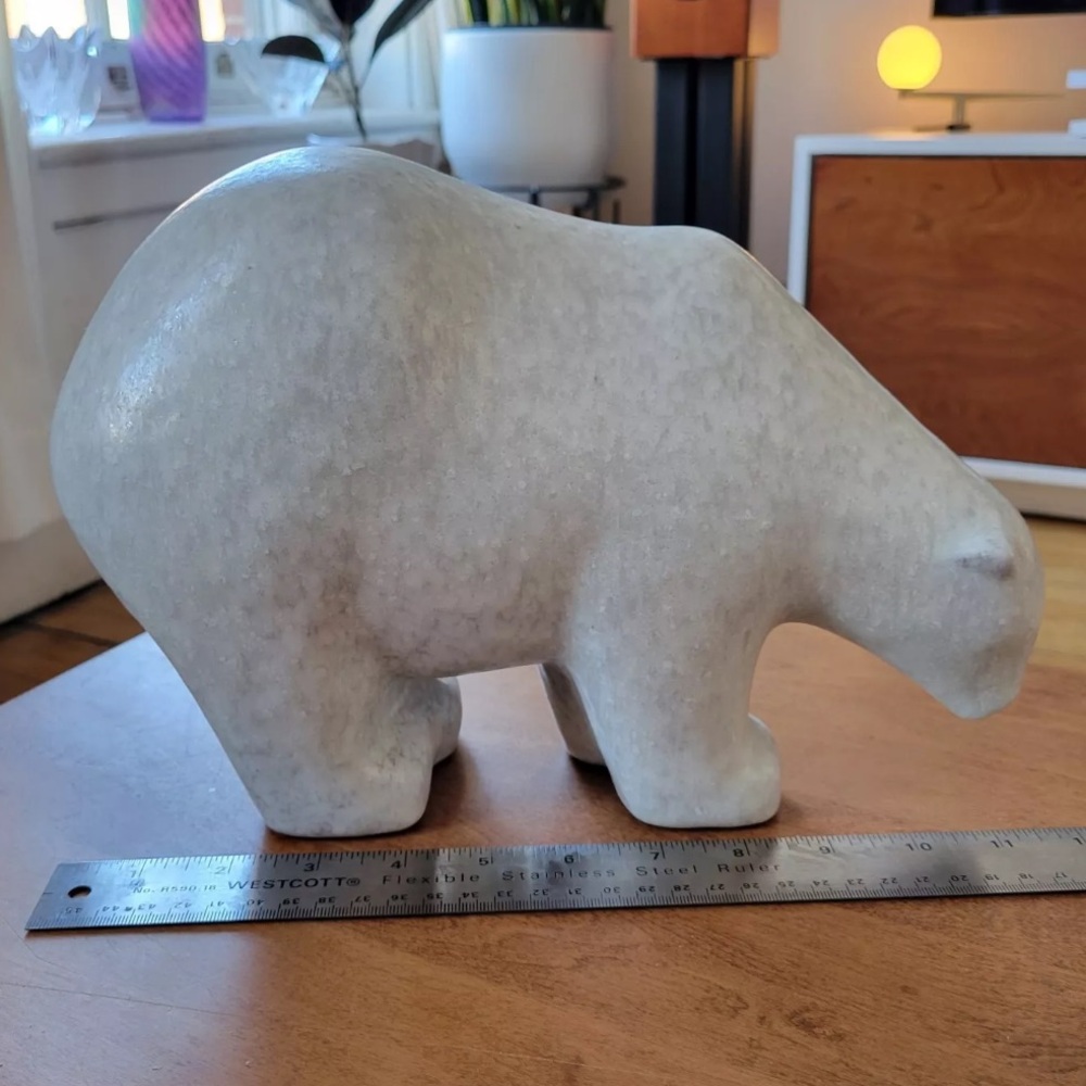 Ruscha Keramik Polar Bear - Vintage Ceramic Figurine - Kurt Tschörner - Germany